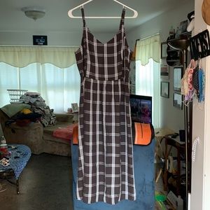 Old Navy cotton dress black and gray